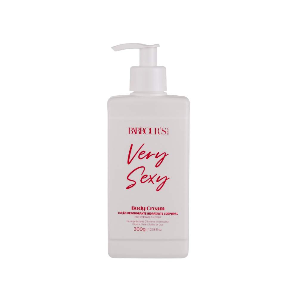 Body Cream Very Sexy Loção Desodorante Hidratante Corporal 300g