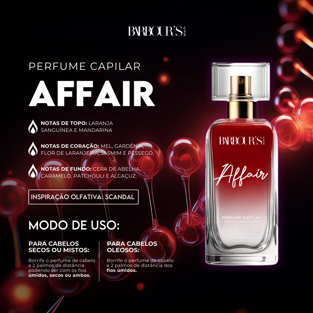 Kit 2 Perfumes de Cabelo - Living Grace e Affair