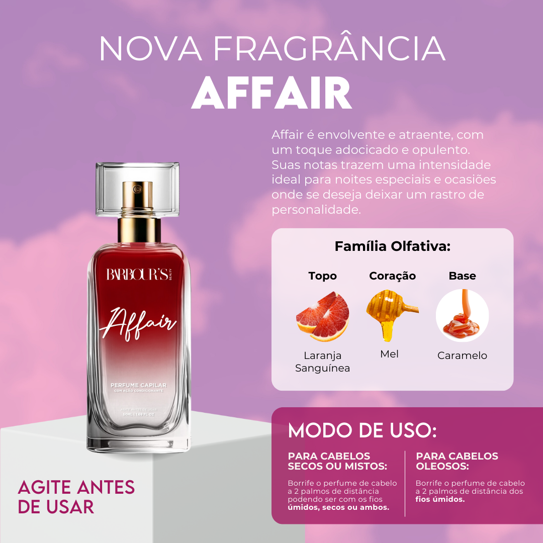 Kit 2 Perfumes de Cabelo - Living Grace e Affair