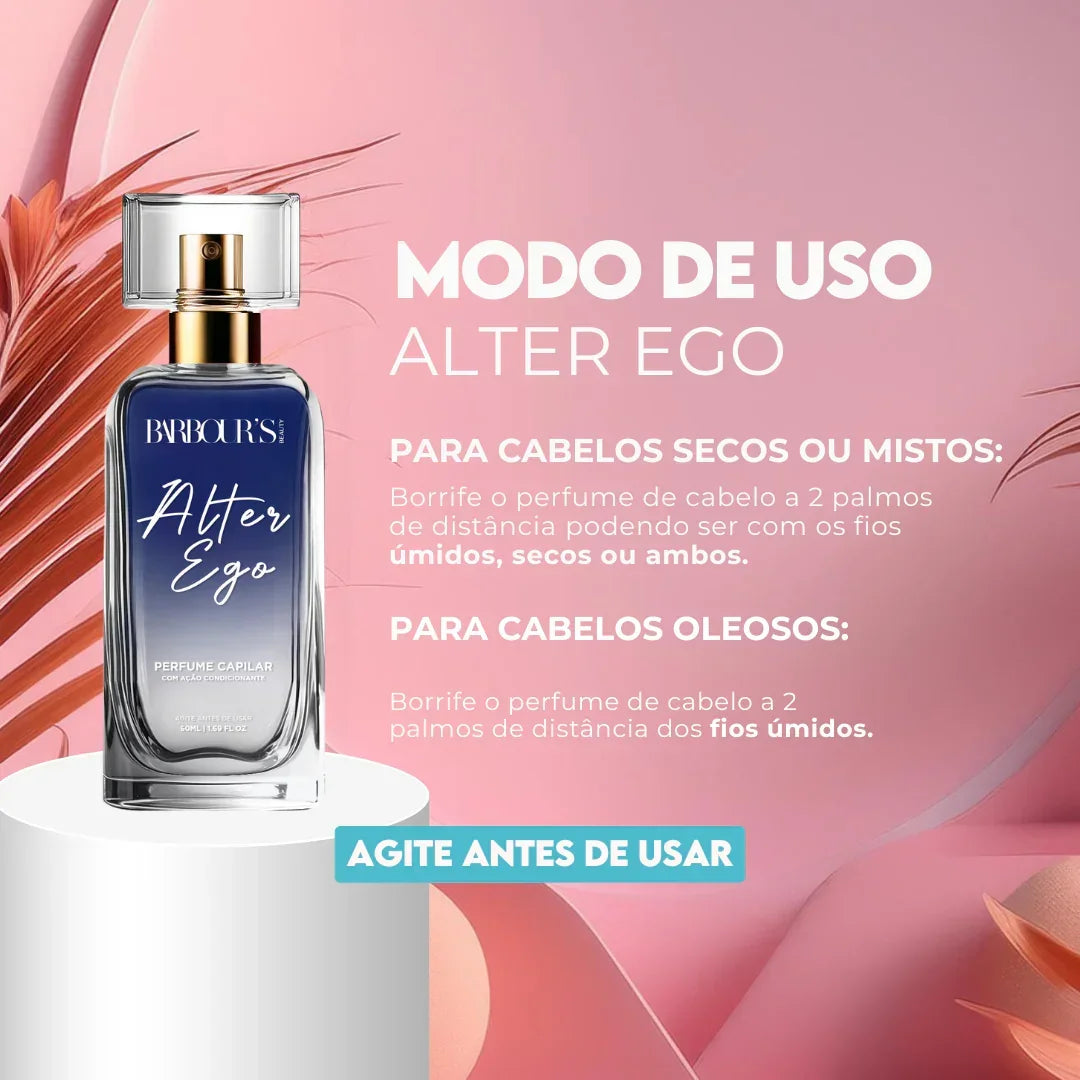 Perfume para cabelo / finalizador termoativo Alter Ego
