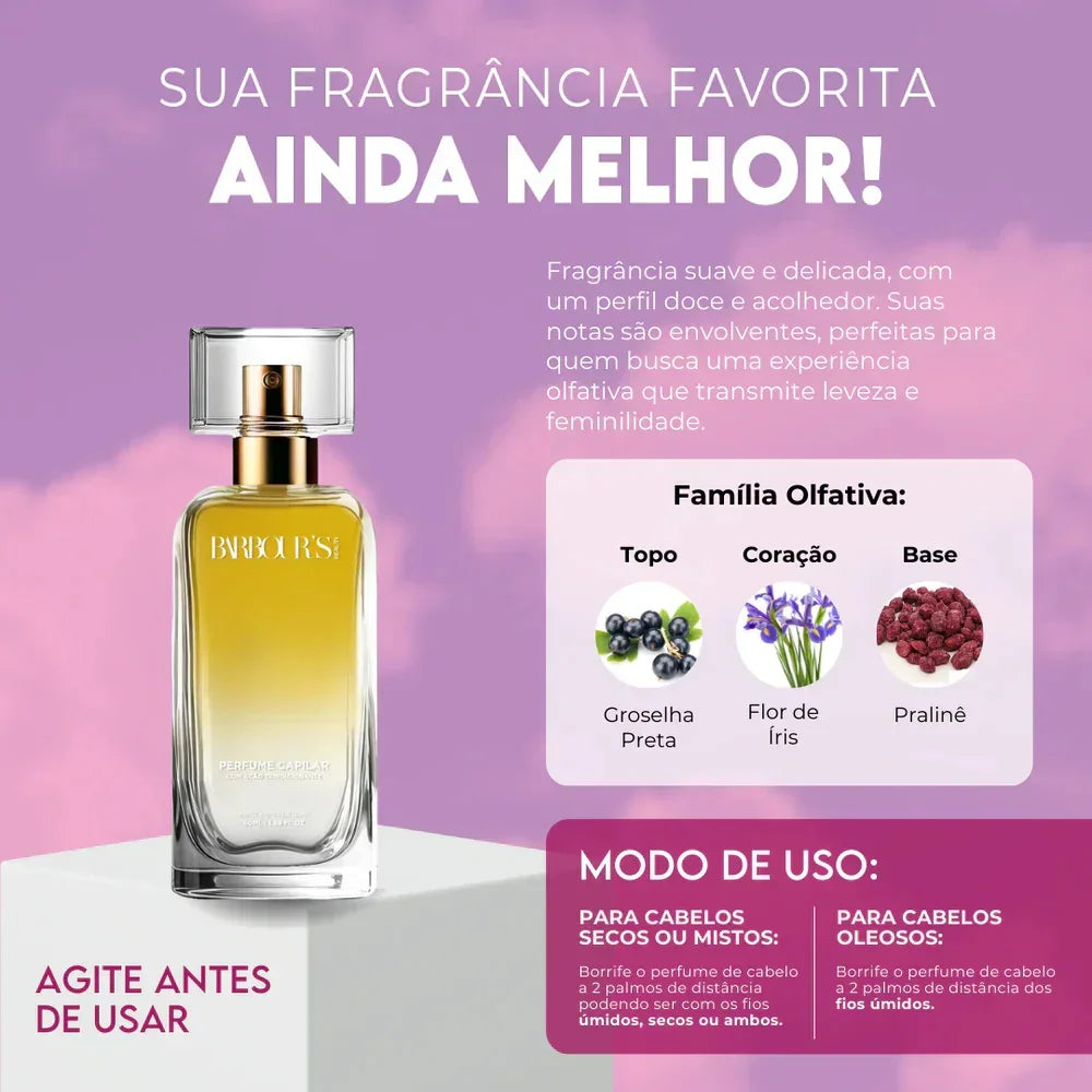 Perfume para cabelo / finalizador termoativo Living Grace