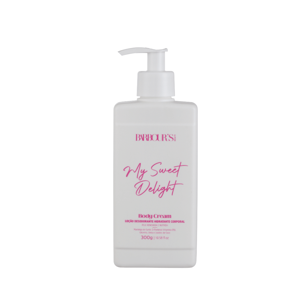 Body Cream My Sweet Delight Loção Desodorante Hidratante Corporal 300g