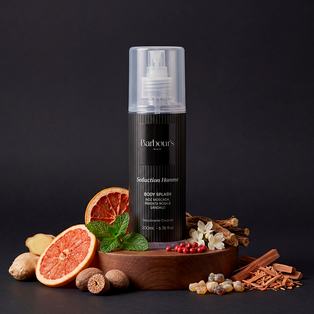 Body Splash Seduction Homme Desodorante Colônia 200ml