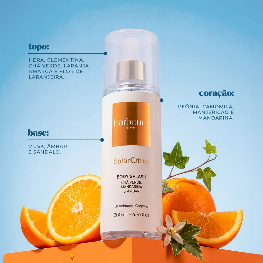 Kit 4 Body Splash - Rose Fresh, Solar Citrus, Good Graces e Soft Breeze