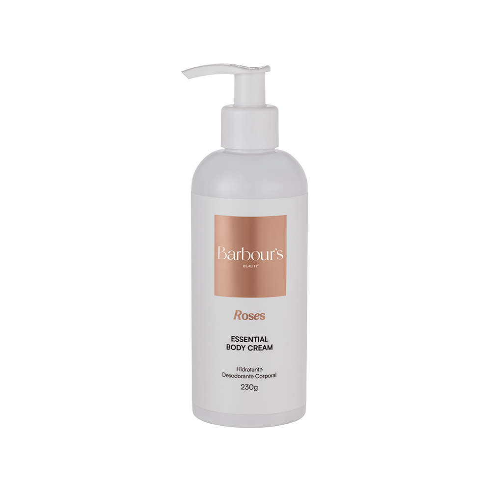Essential Body Cream Roses Hidratante Desodorante Corporal 230g