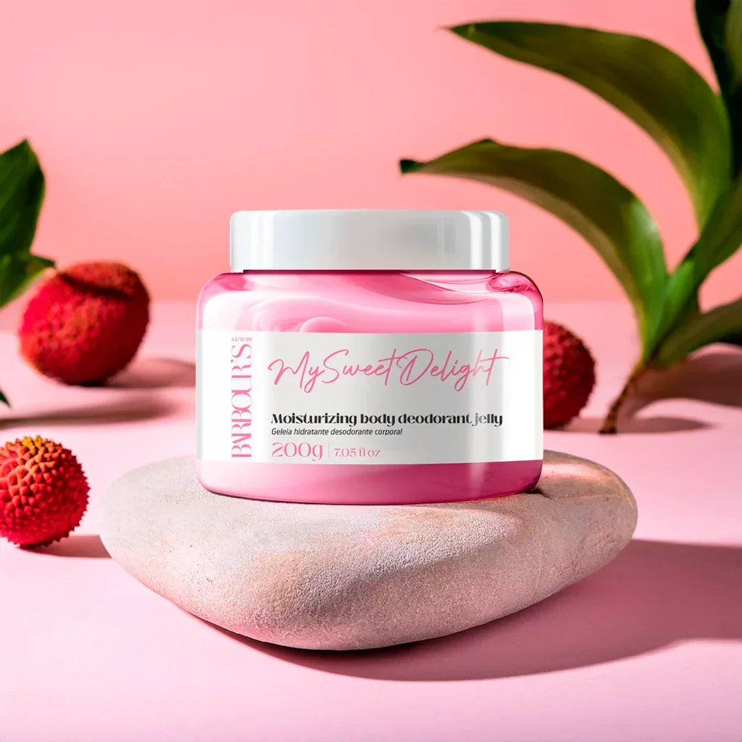 Kit Geleia Hidratante Desodorante Corporal Celestial, Living Grace e My Sweet Delight 200g
