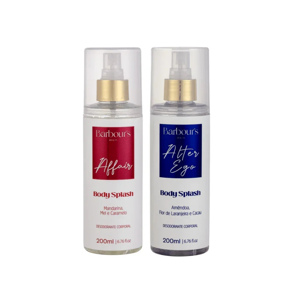 Kit 2 Body Splash Desodorante Colônia 200ml - Affair e Alter Ego