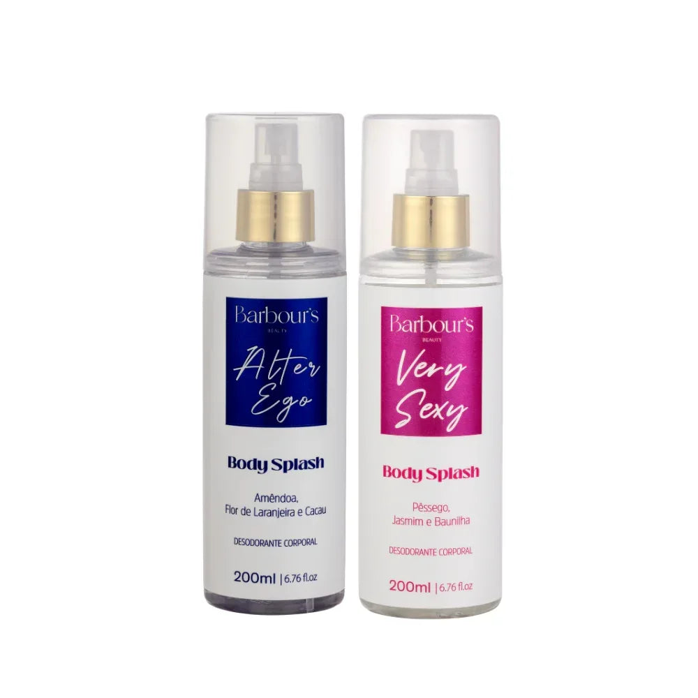 Kit 2 Body Splash Desodorante Colônia 200ml - Alter Ego, Very Sexy