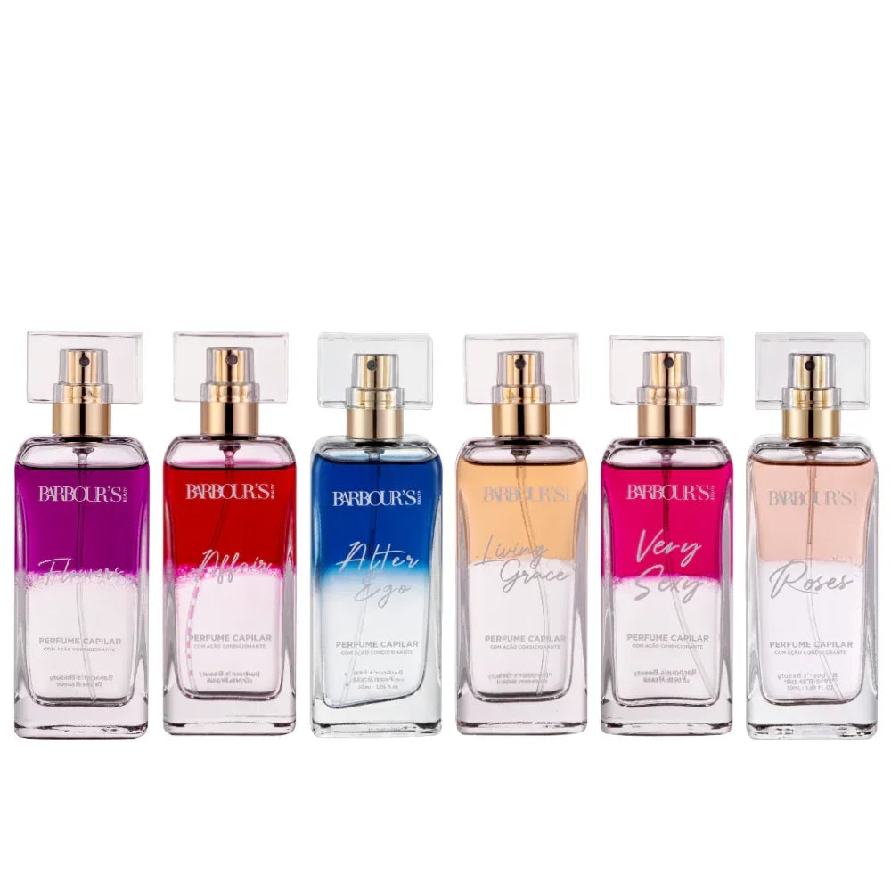 Kit 6 Perfumes para Cabelo (6 produtos)