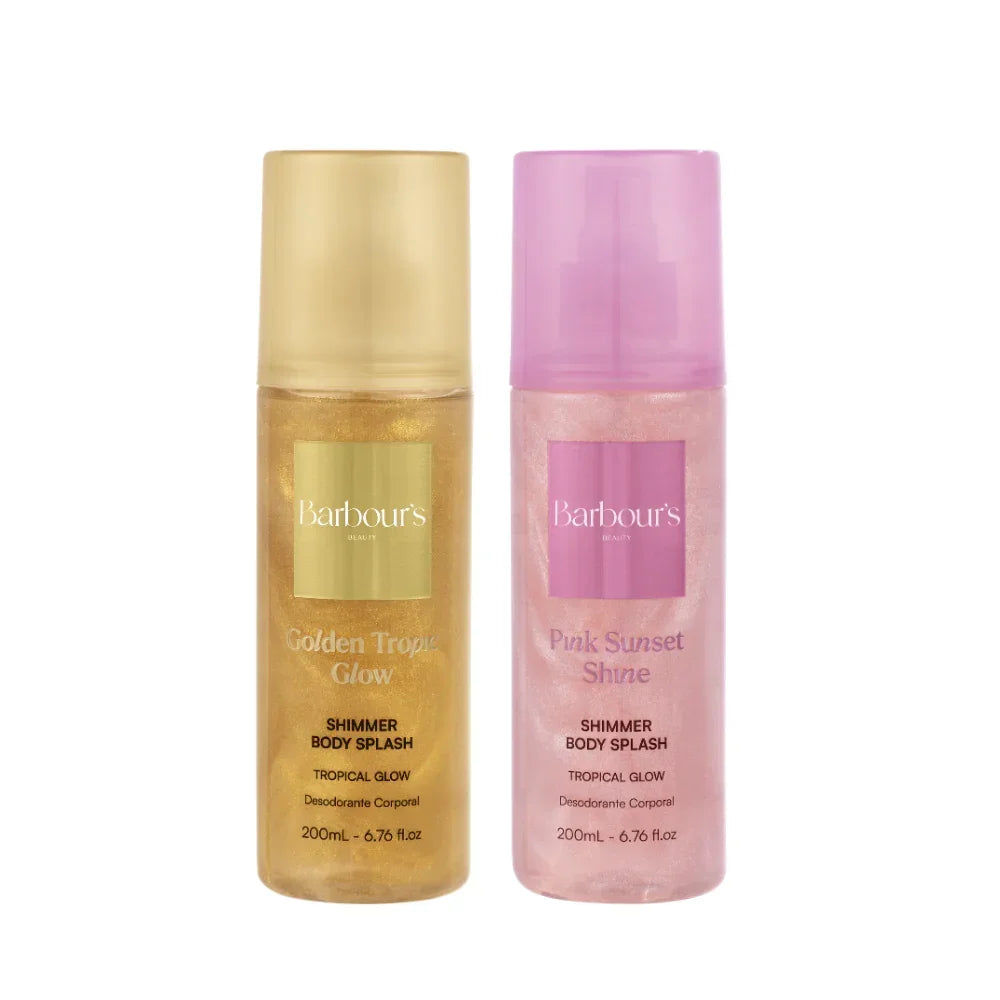 Kit Adocicados - Golden Tropic Glow e Pink Sunset Shine