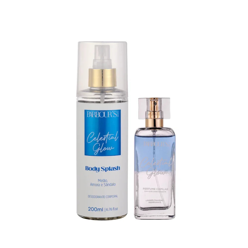 Kit Body Splash + Perfume de Cabelo Celestial Glow
