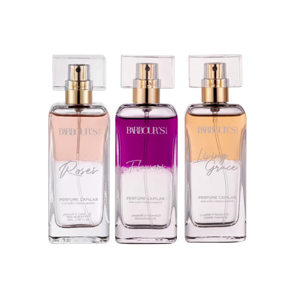 Kit Cabelo Radiante (3 Perfumes Capilares)