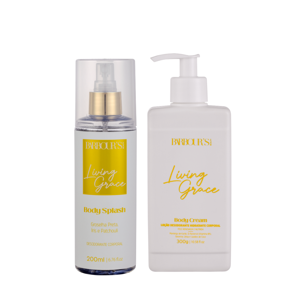 Kit Living Grace - Body Splash e Body Cream