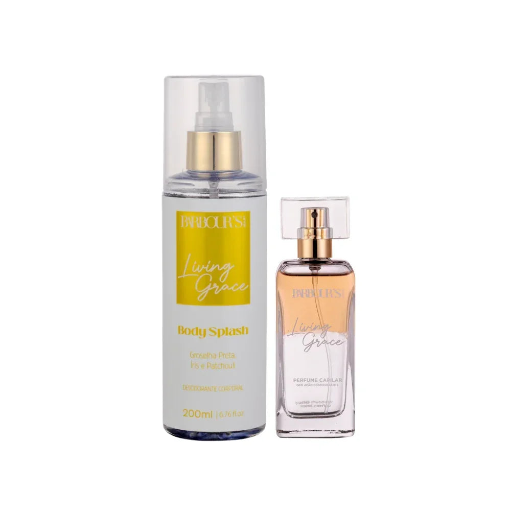Kit Perfume de Cabelo e Body Splash - Living Grace