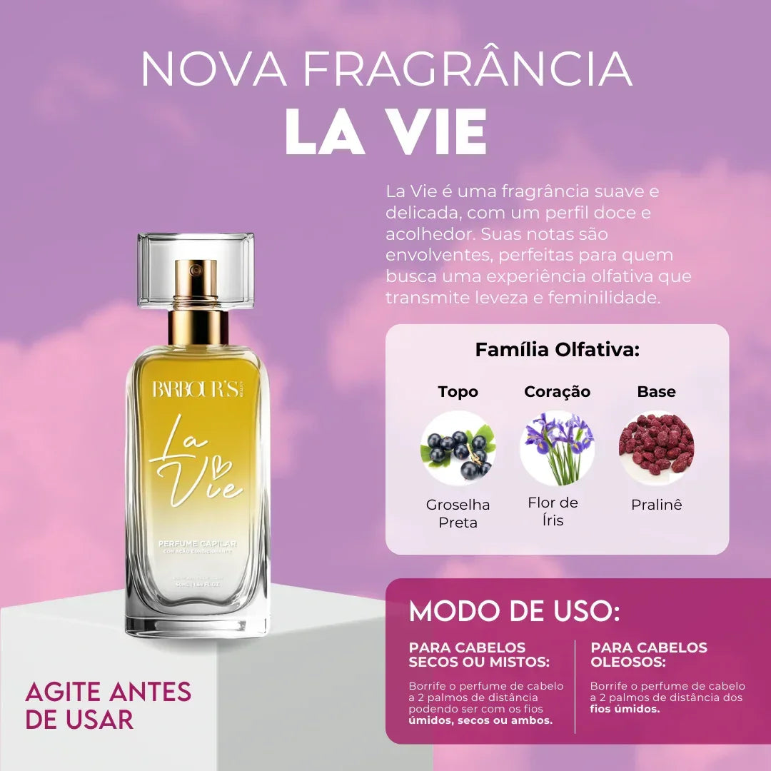 Kit 6 Perfumes para Cabelo (6 produtos)