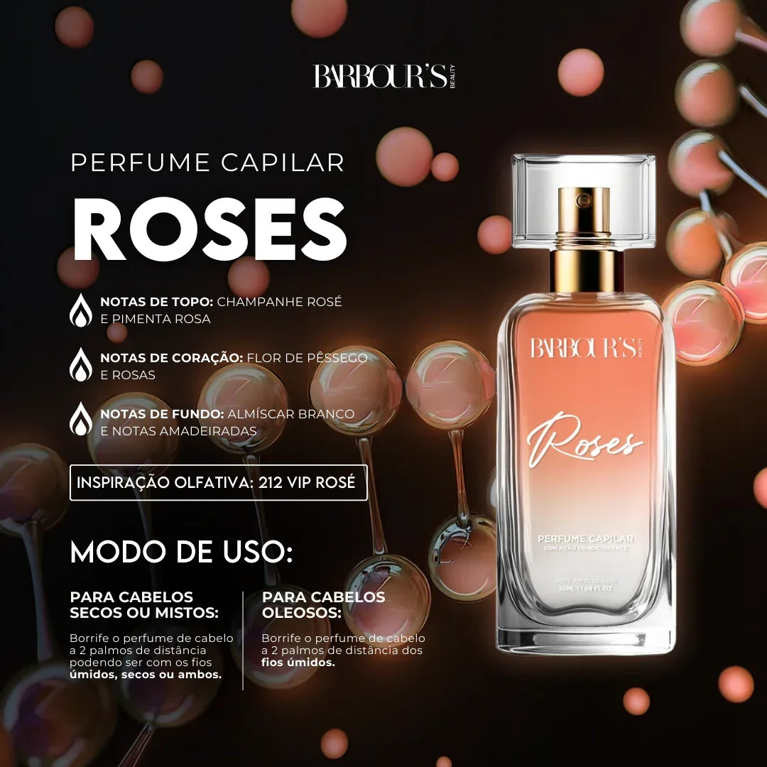 Kit Cabelo Brilhante (3 Perfumes Capilares)