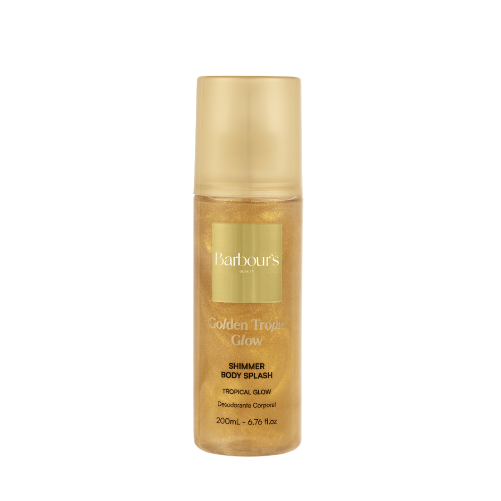Shimmer Body Splash Golden Tropic Glow Desodorante Colônia 200ml
