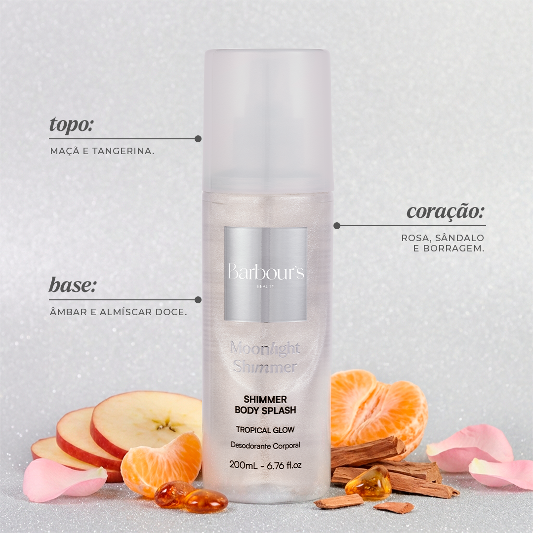 Shimmer Body Splash Moonlight Shimmer Desodorante Colônia 200ml