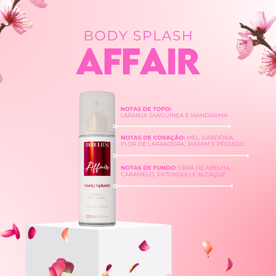 Kit 3 Body Splash - Flowers, Affair, My Sweet Delight