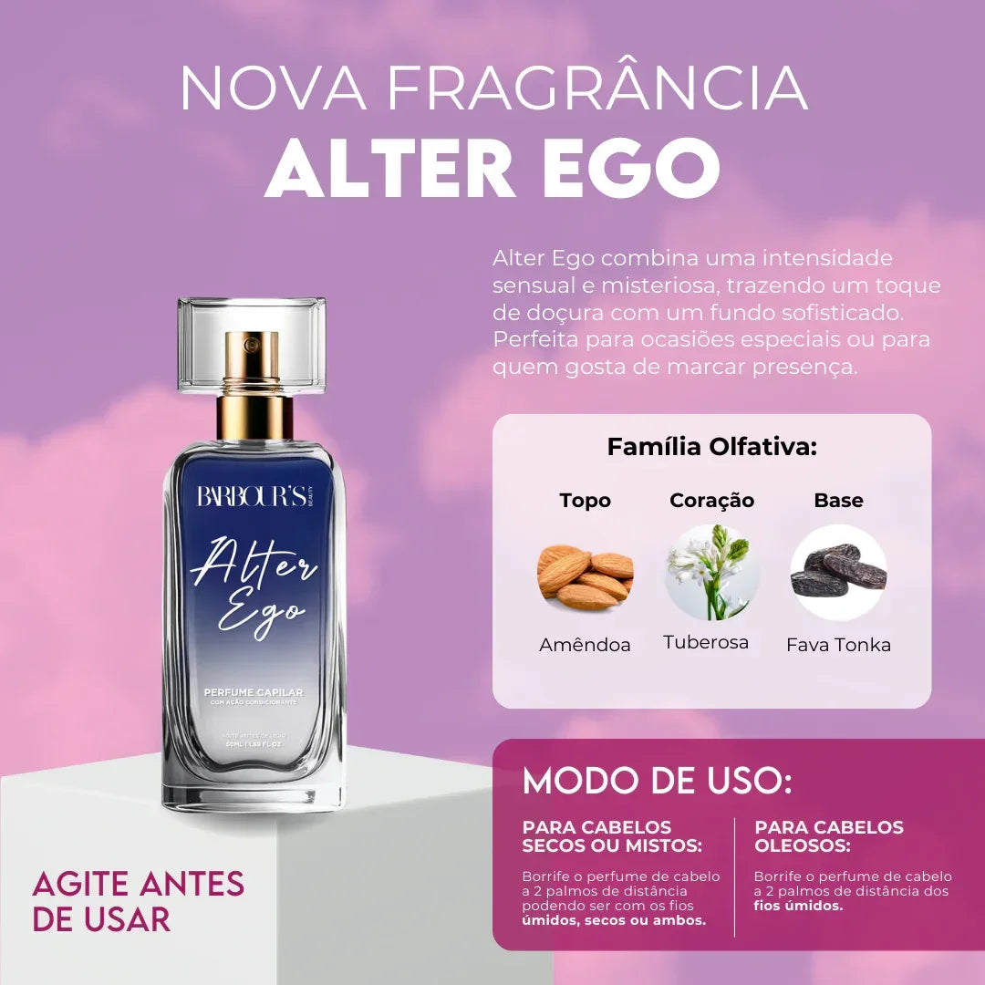 Kit 2 Perfumes de Cabelo - Alter Ego e Very Sexy