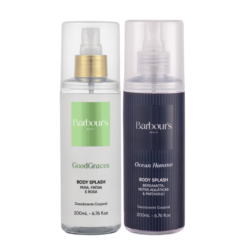Kit 2 Body Splash Desodorante Colônia 200ml - Good Graces e Ocean Homme