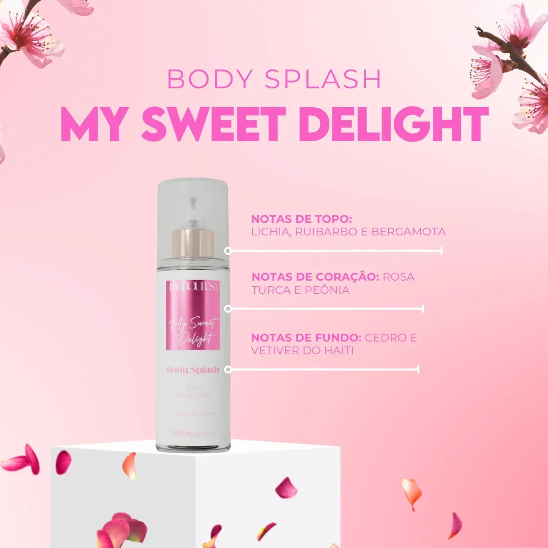 Kit 3 Body Splash - Flowers, Affair, My Sweet Delight