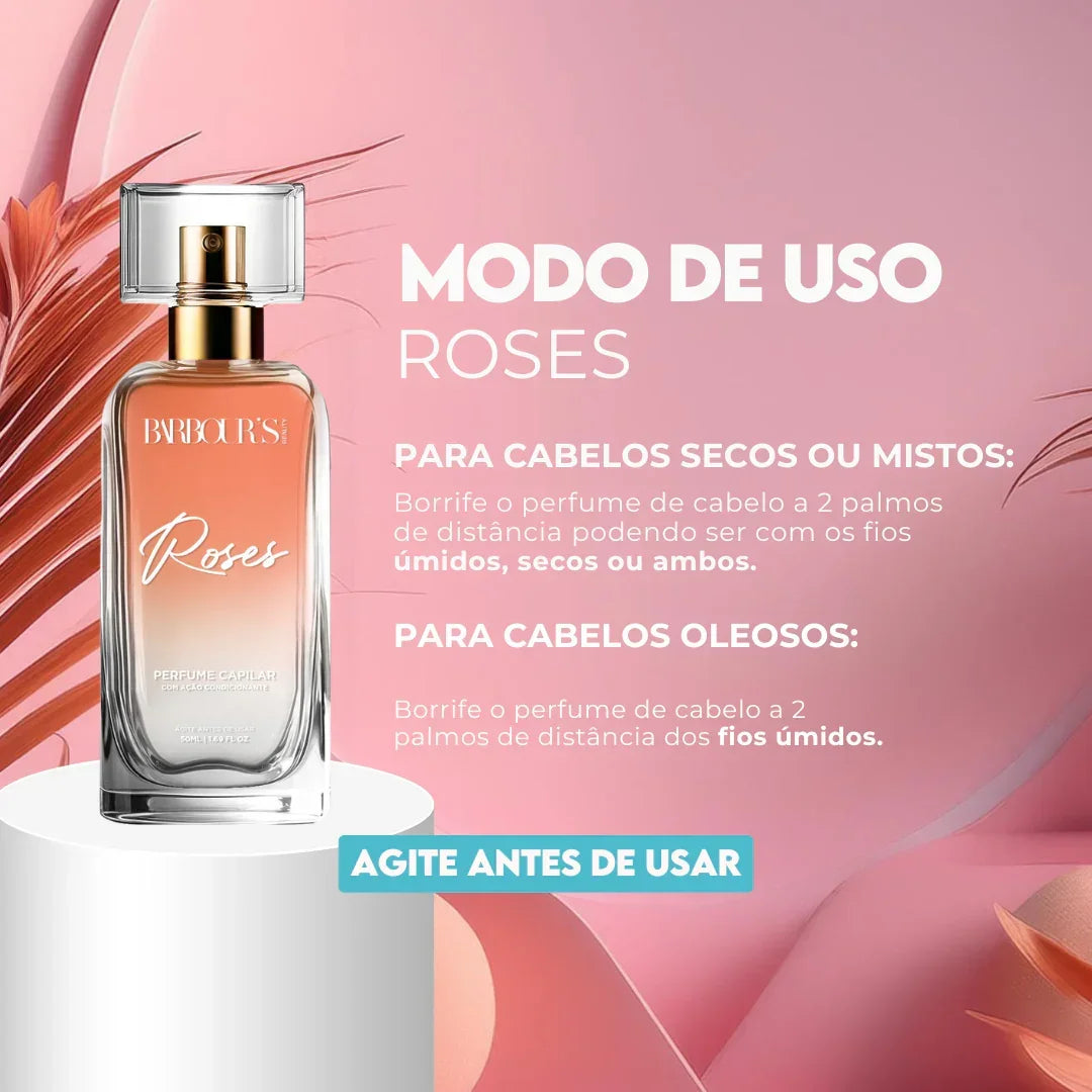 Kit Cabelo Brilhante (3 Perfumes Capilares)