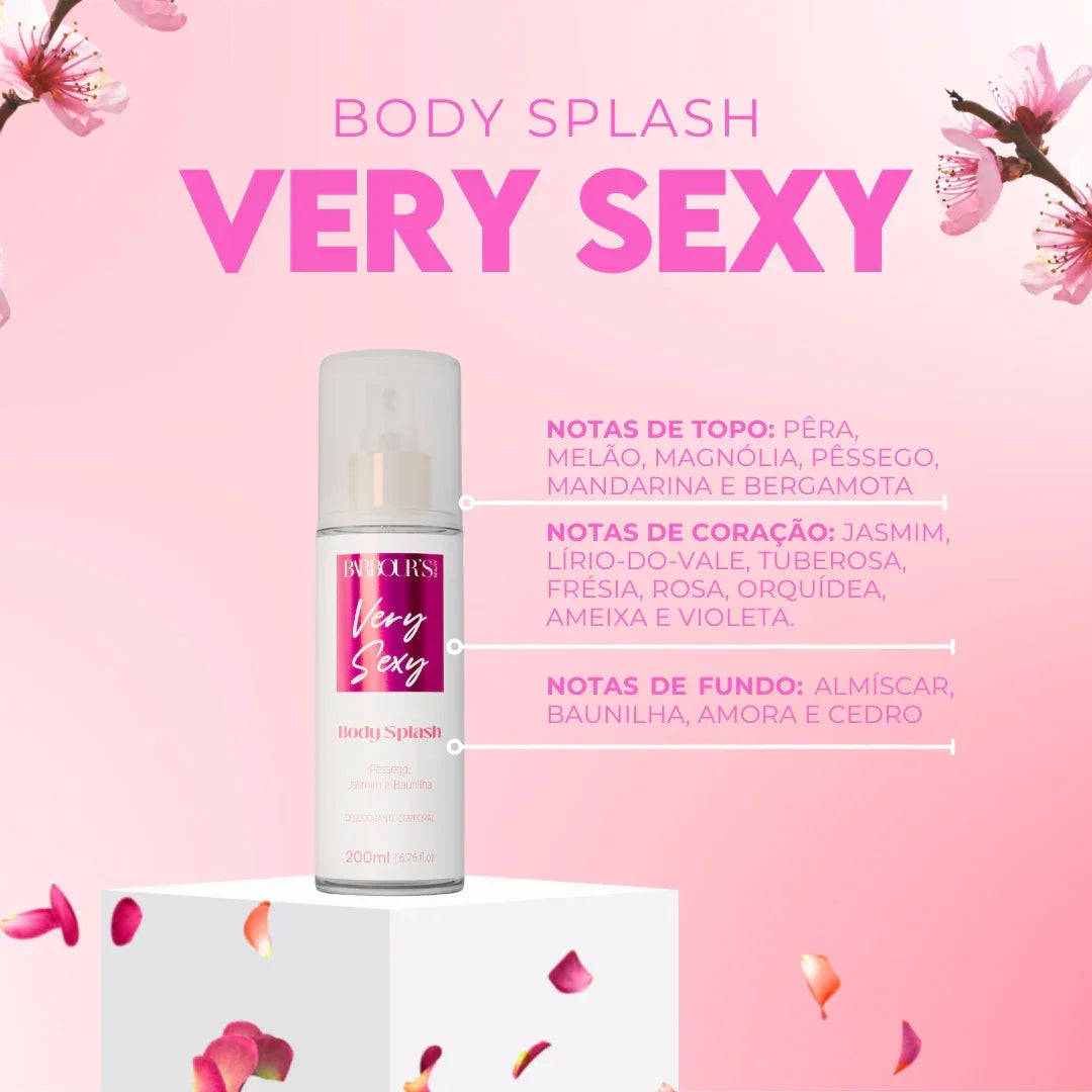 Body Splash Very Sexy Desodorante Colônia 200ml