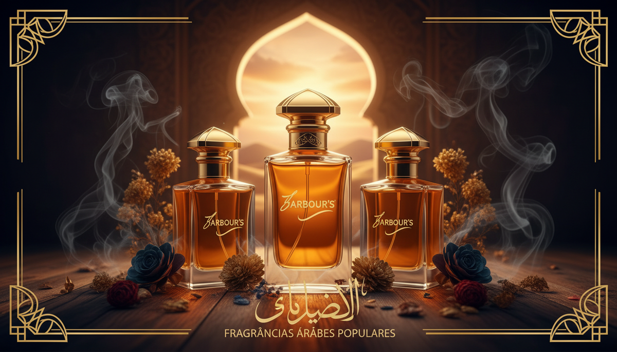 Fragrâncias árabes populares: conheça o Trio Barbour's