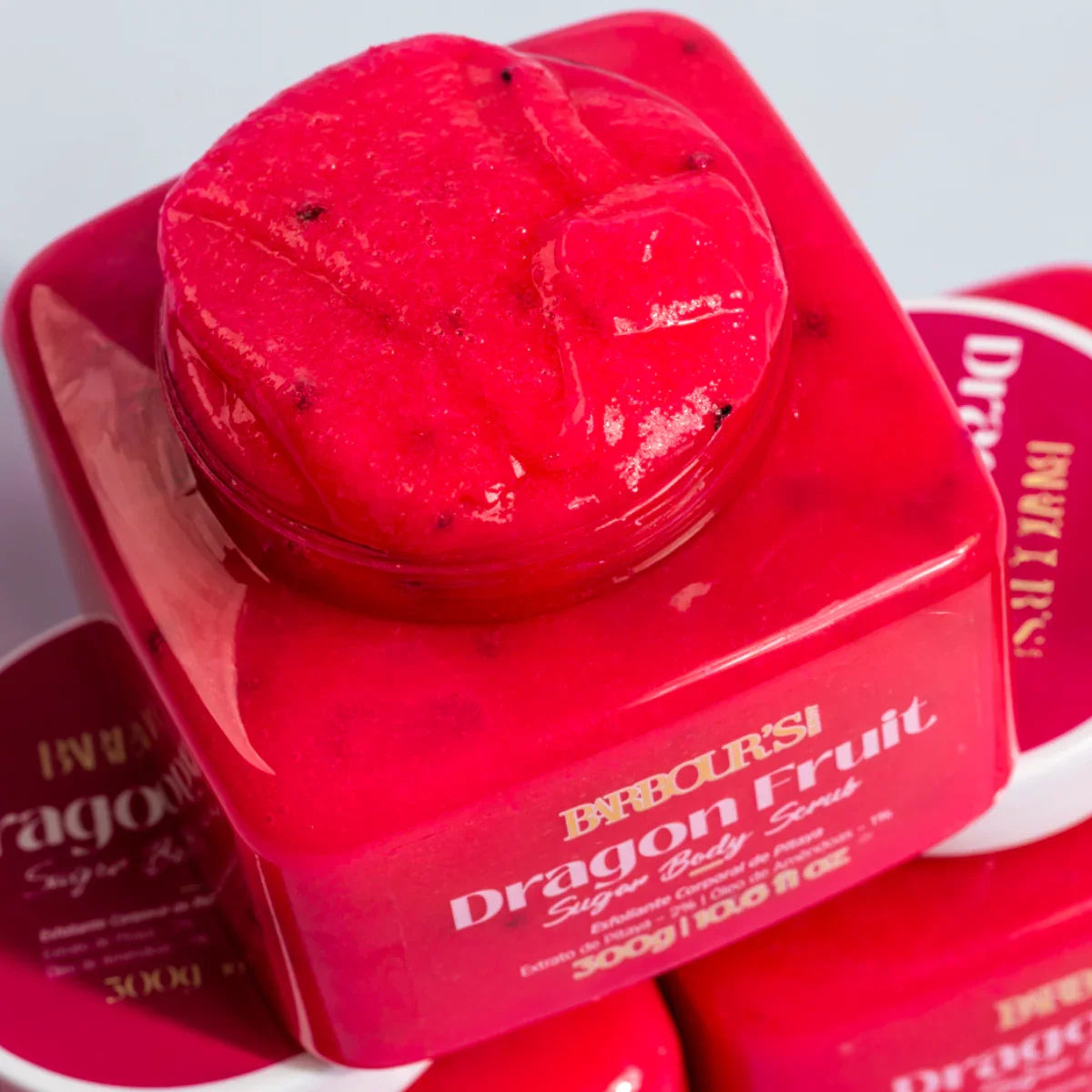 Amostra Esfoliante Corporal de Pitaya - Dragon Fruit Sugar Body Scrub - 15g