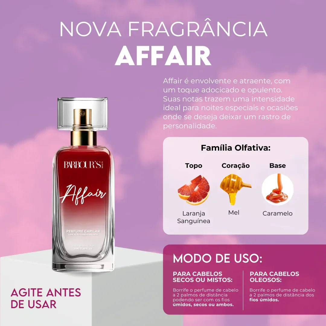 Kit 2 Perfumes de Cabelo - Living Grace e Affair