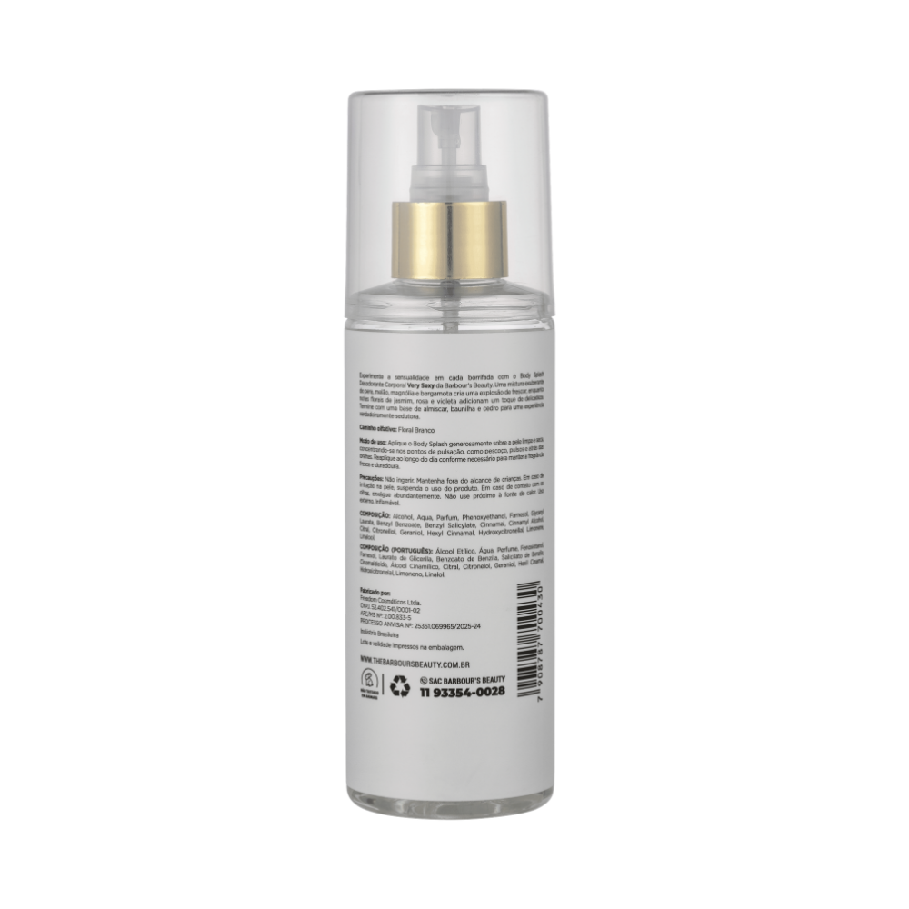 Body Splash Very Sexy Desodorante Colônia 200ml
