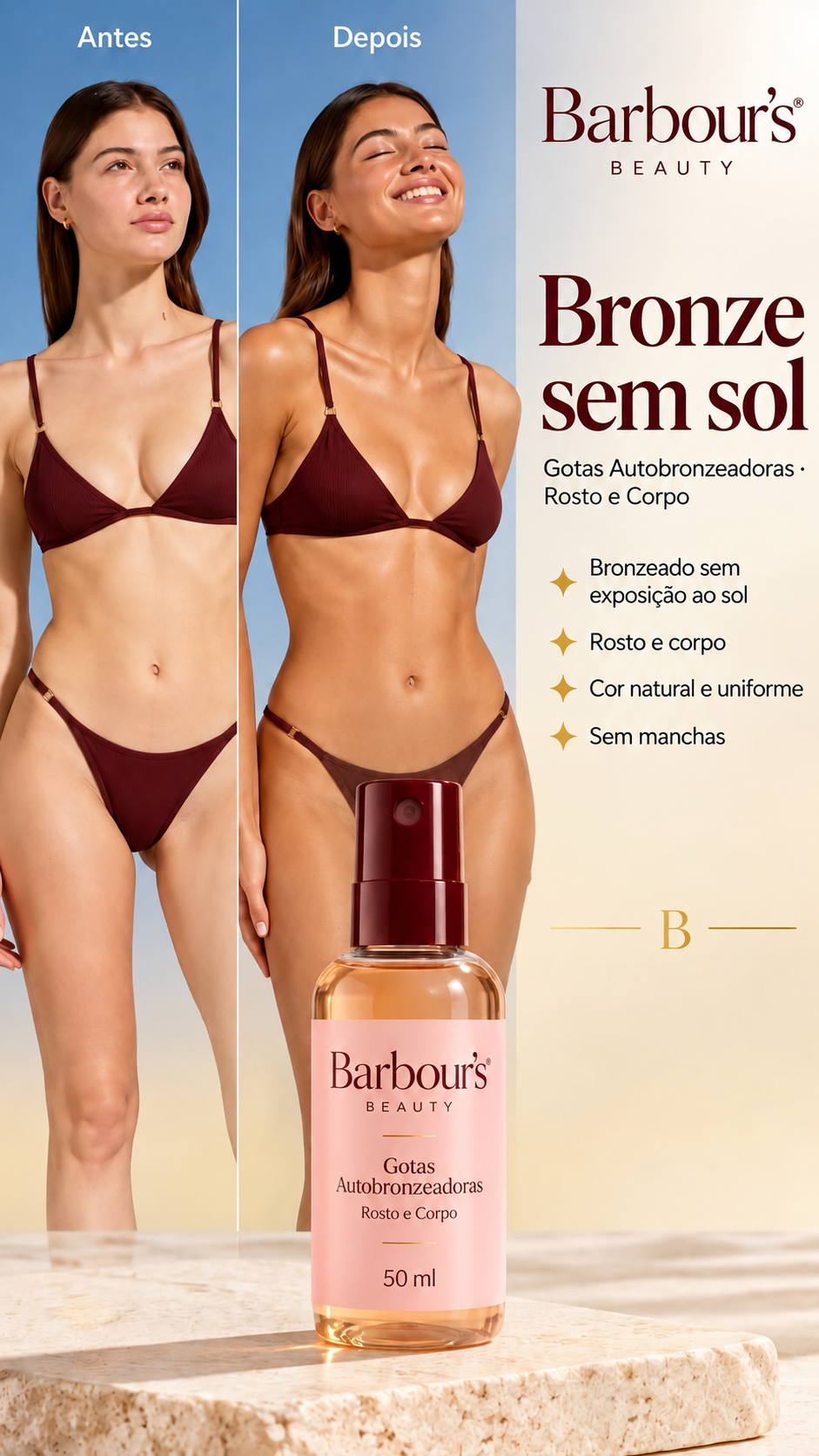 Bronze Up - Gotas Autobronzeadoras Rosto e Corpo – 50 ml
