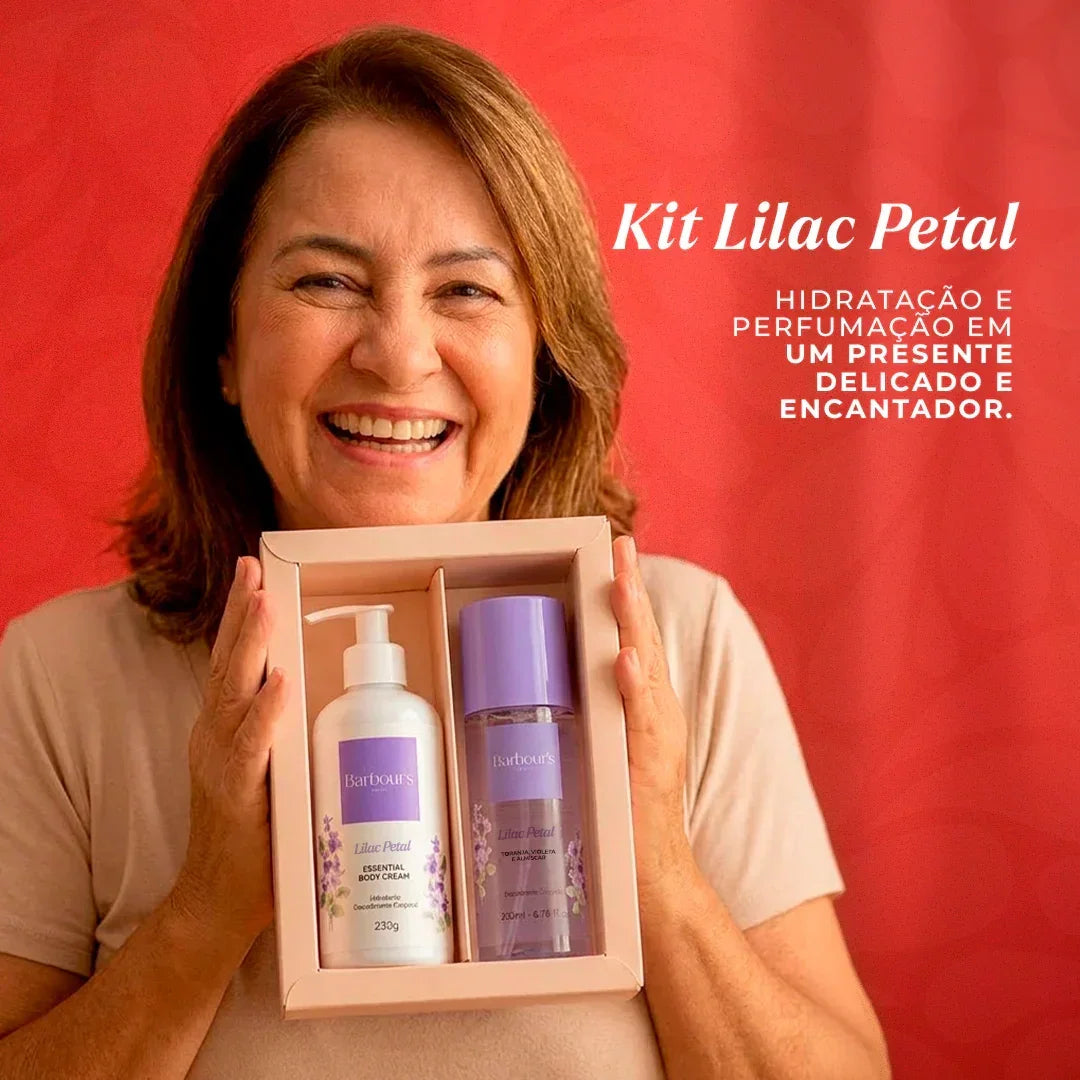 Kit Body Splash + Essential Body Cream Lilac Petal