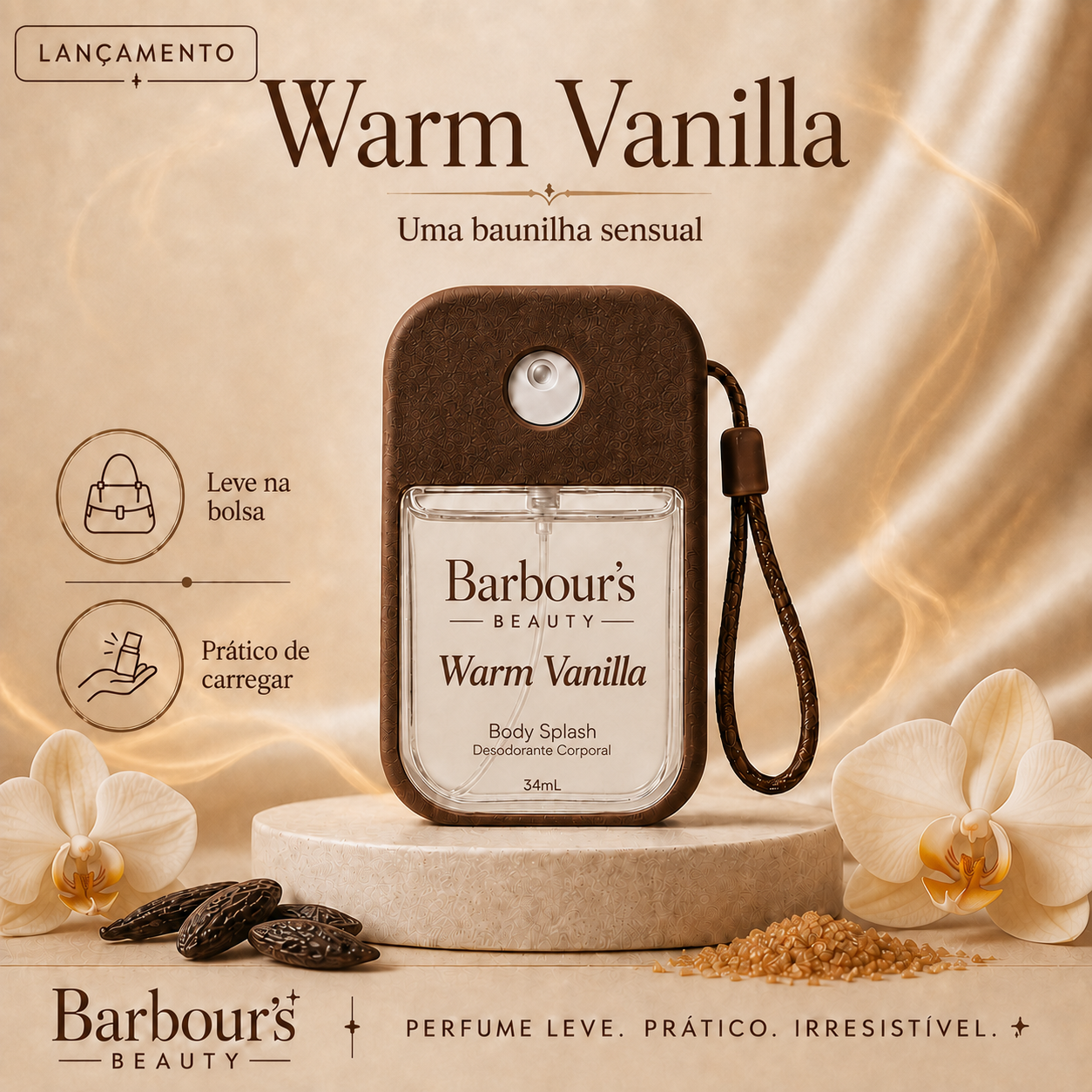 Body Splashes de 34ml - Warm Vanilla