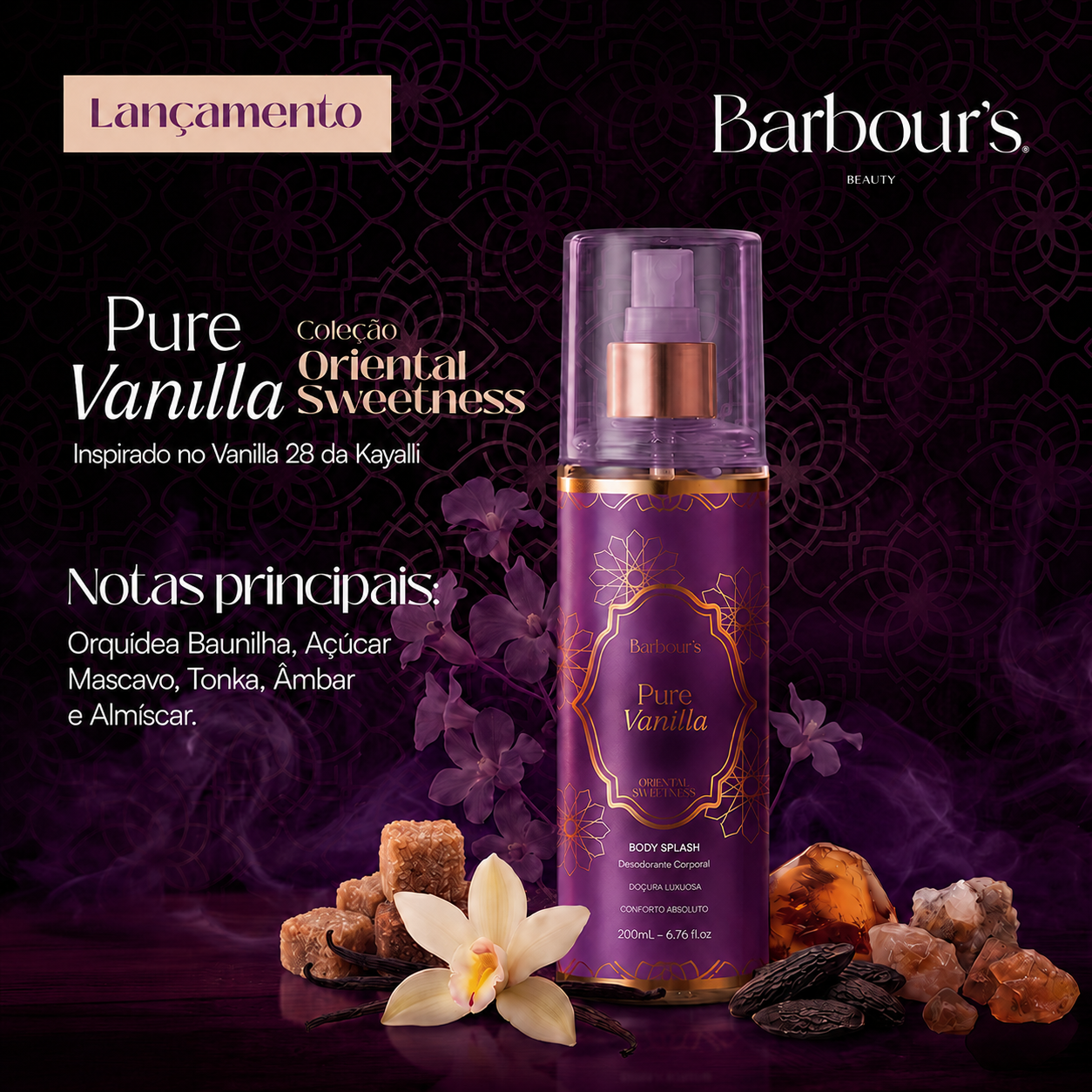 Body Splash Pure Vanilla - Oriental Sweetness