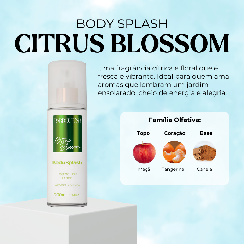 Body Splash Citrus Blossom Desodorante Colônia 200ml