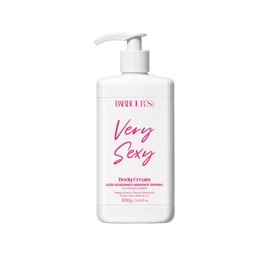 Body Cream Very Sexy Loção Desodorante Hidratante Corporal 300g