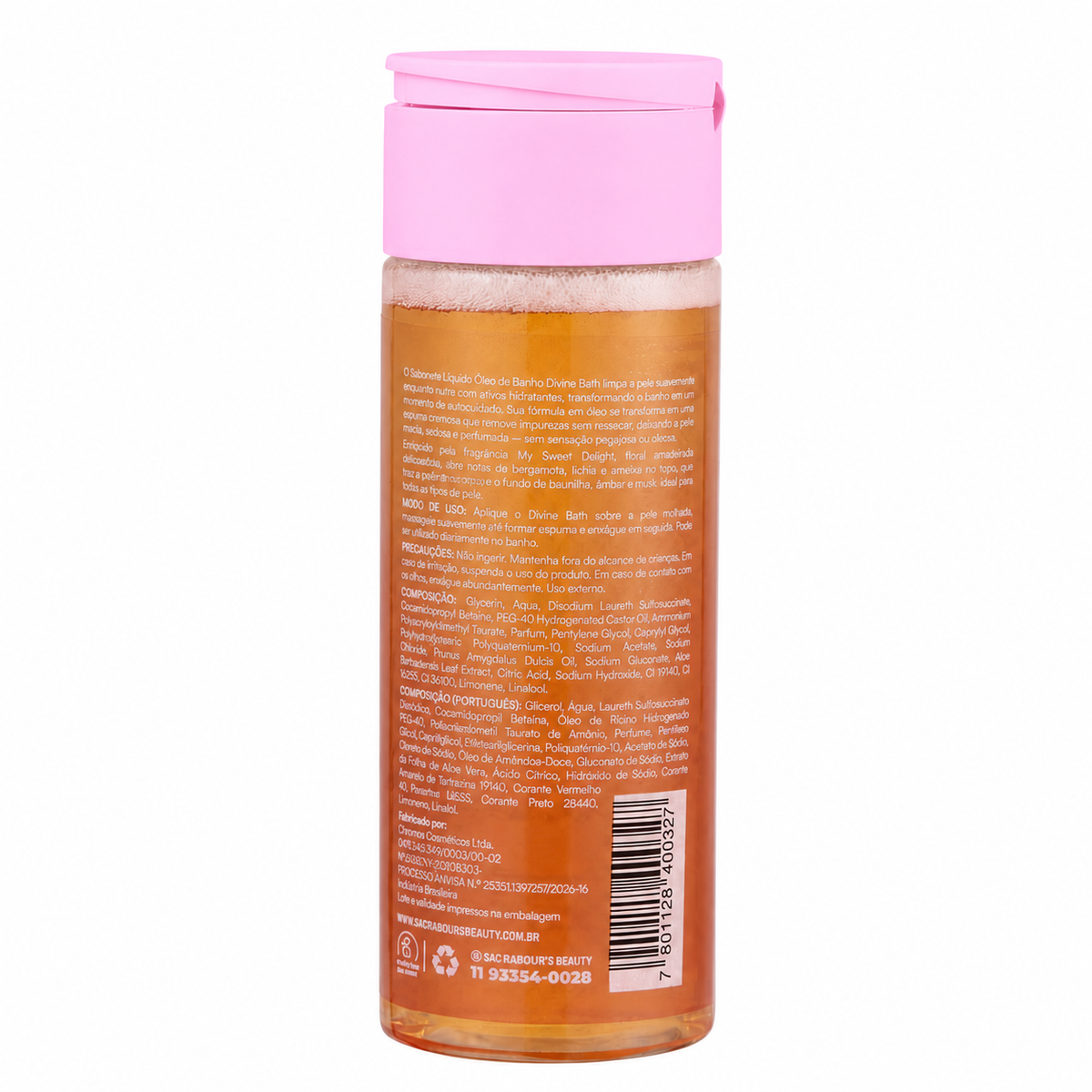 Divine Bath Sabonete Líquido Óleo de Banho  My Sweet Delight 120ml