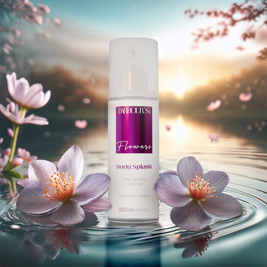Body Splash Flowers Desodorante Colônia 200ml