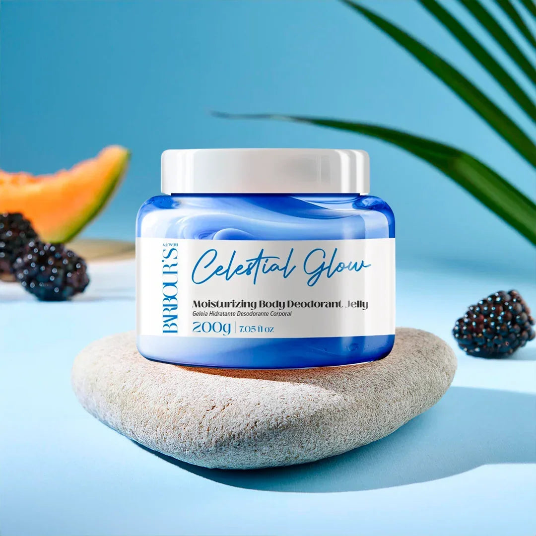 Kit Geleia Hidratante Desodorante Corporal Celestial, Living Grace e My Sweet Delight 200g