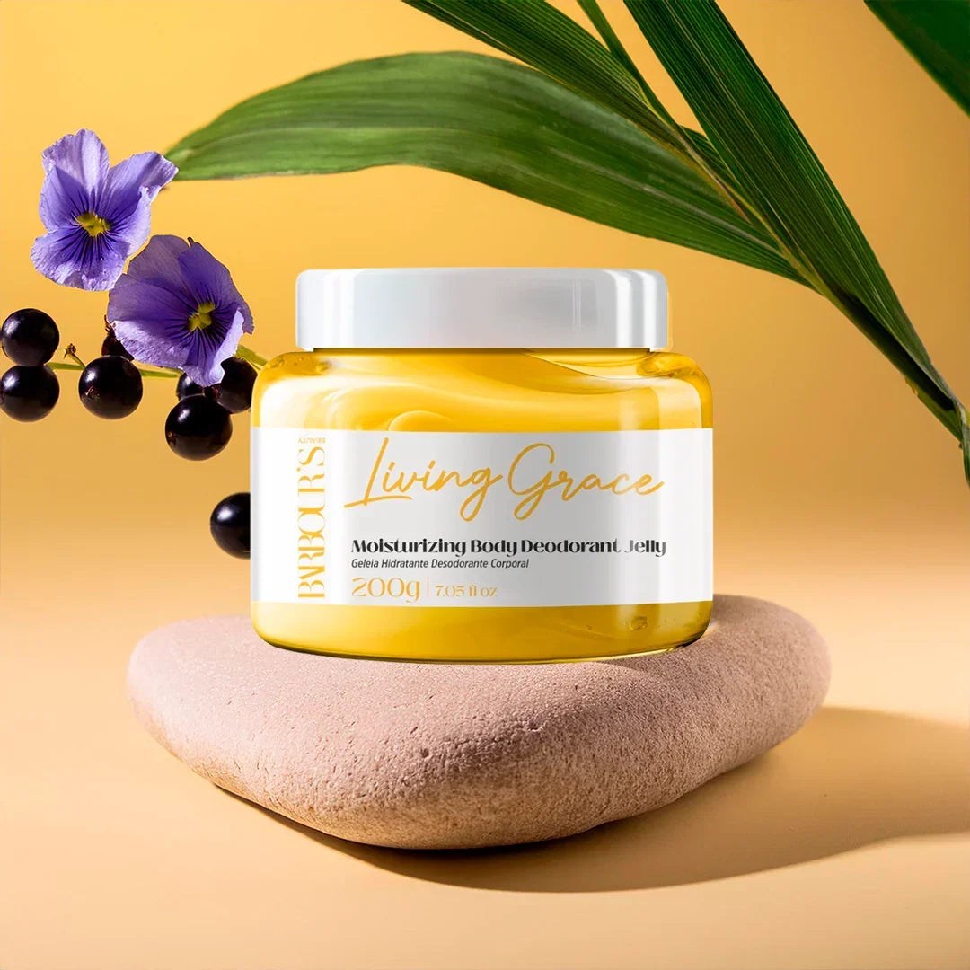 Kit Geleia Hidratante Desodorante Corporal Celestial, Living Grace e My Sweet Delight 200g