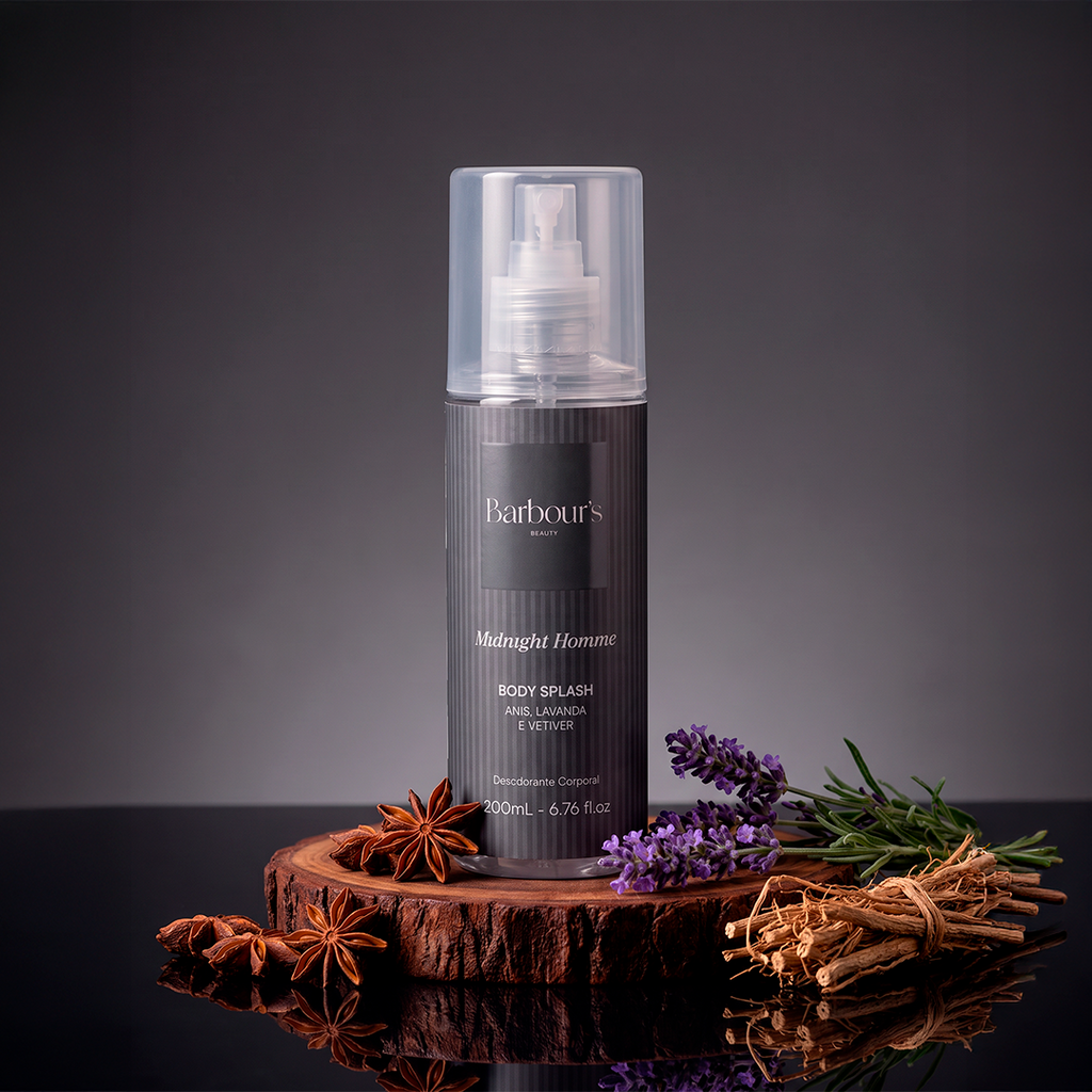 Kit 2 Body Splash Desodorante Colônia 200ml - Signature Homme e Midnight Homme