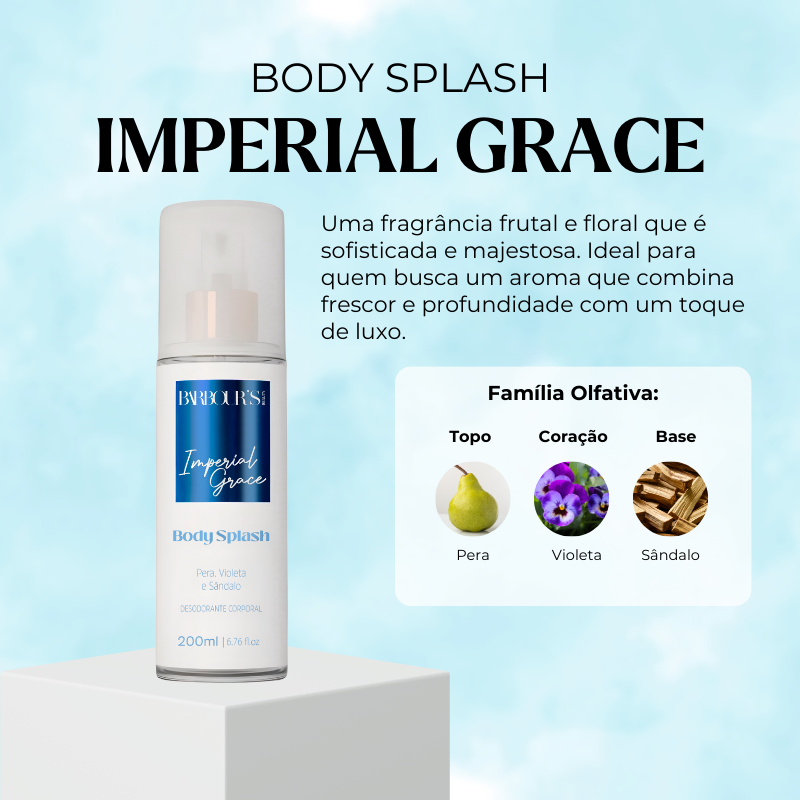 Body Splash Imperial Grace Desodorante Colônia 200ml