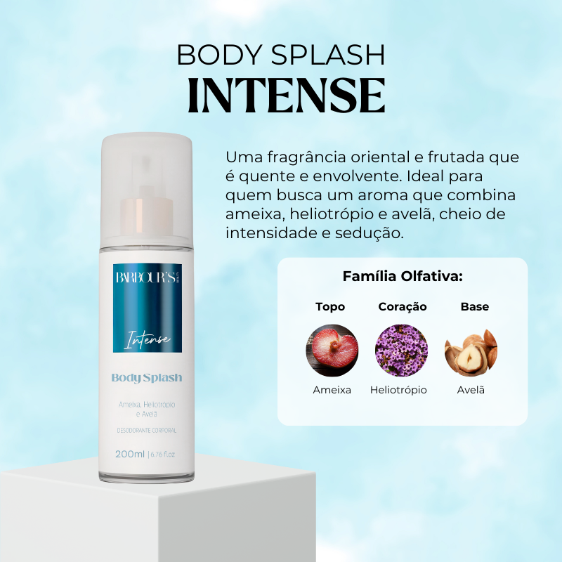Body Splash Intense Desodorante Colônia 200ml