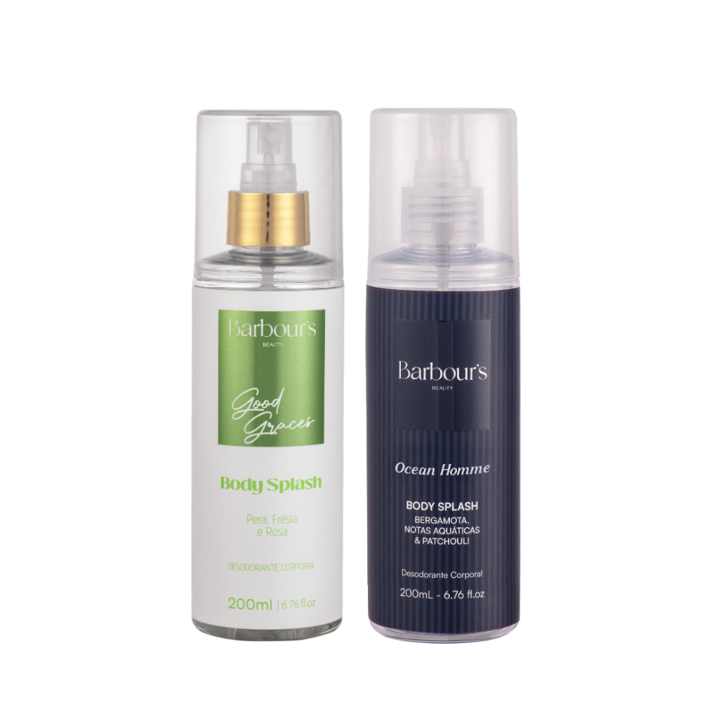 Kit 2 Body Splash Desodorante Colônia 200ml - Good Graces e Ocean Homme