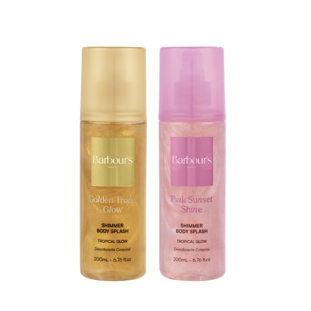 Kit Adocicados -  Golden Tropic Glow e Pink Sunset Shine