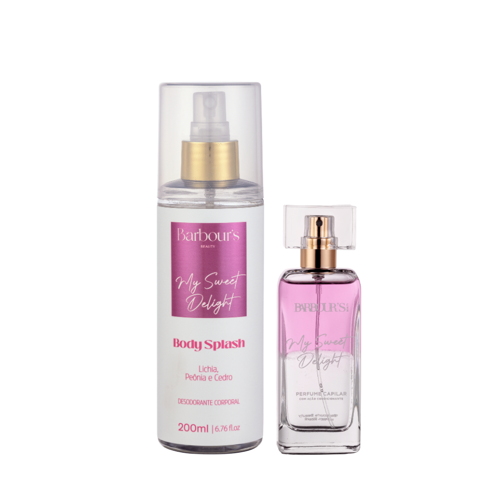 Kit Body Splash + Perfume de Cabelo My Sweet Delight