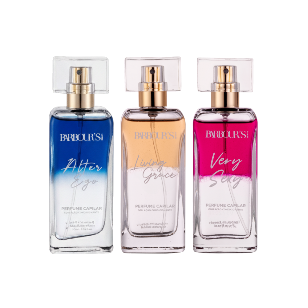 Kit Cabelo Perfumado (3 Perfumes Capilares)