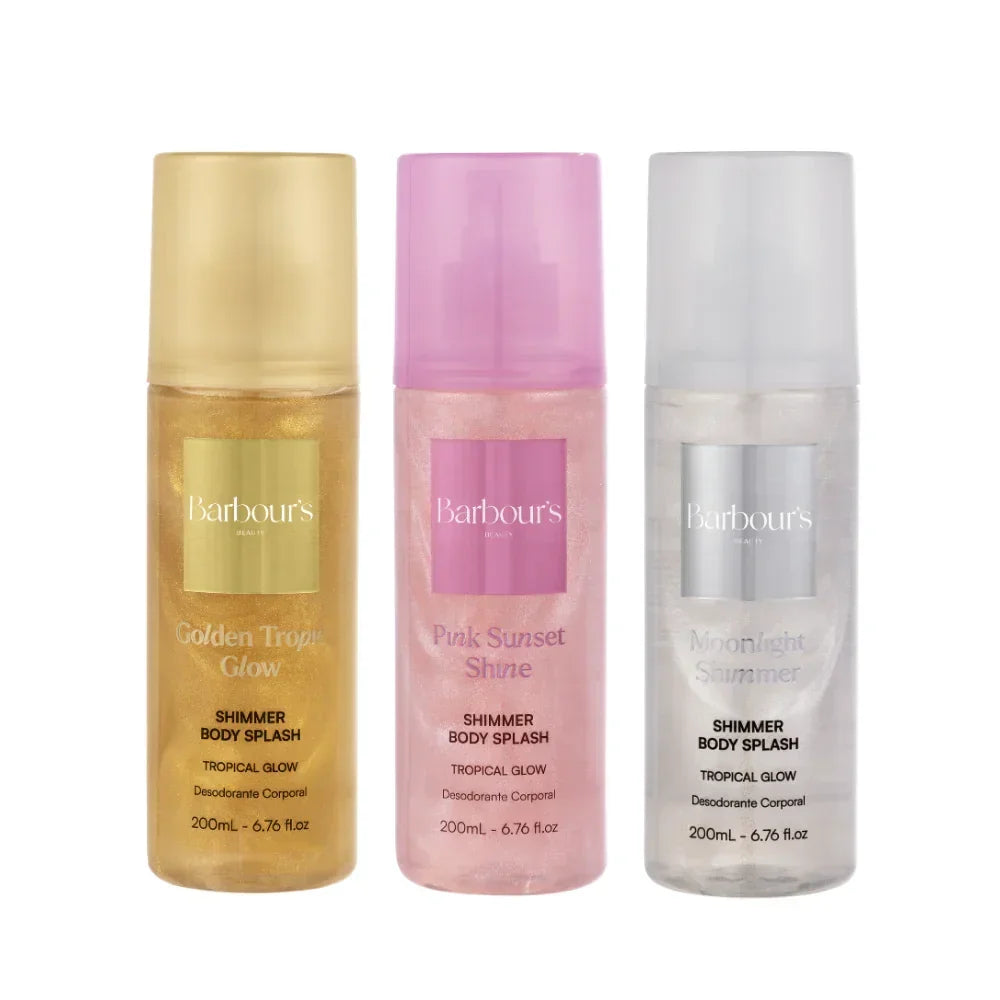 Kit Layering - Pink Sunset Shine, Golden Tropic Glow e Moonlight Shimmer